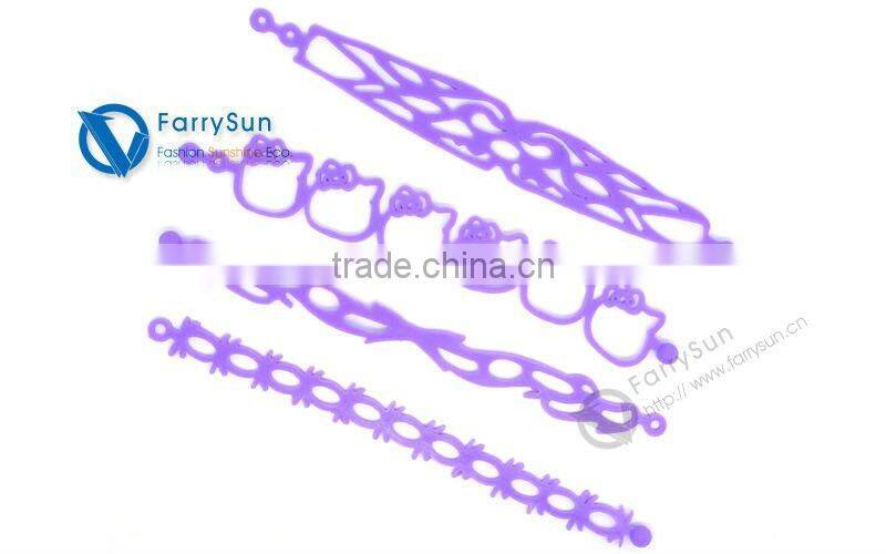 New Arrival Glow Silicone Bracelet for Ladies