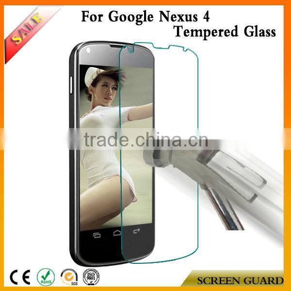 New Arrival!! Anti-shock Tempered Glass Screen Film For Google Nexus 4