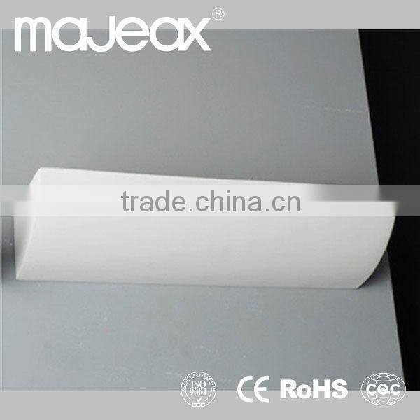 Decorative profile White Gypsum Plaster flexible wall light