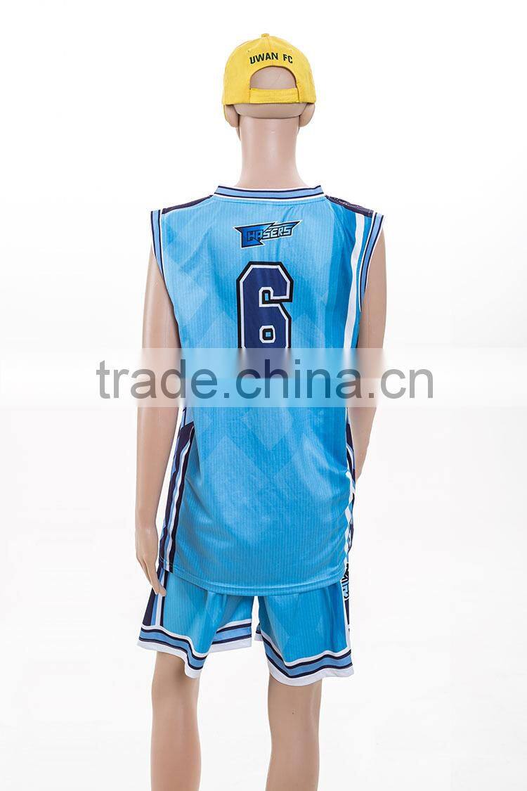 high quality sleeveless new design sublimation baskeball uniforms for women
