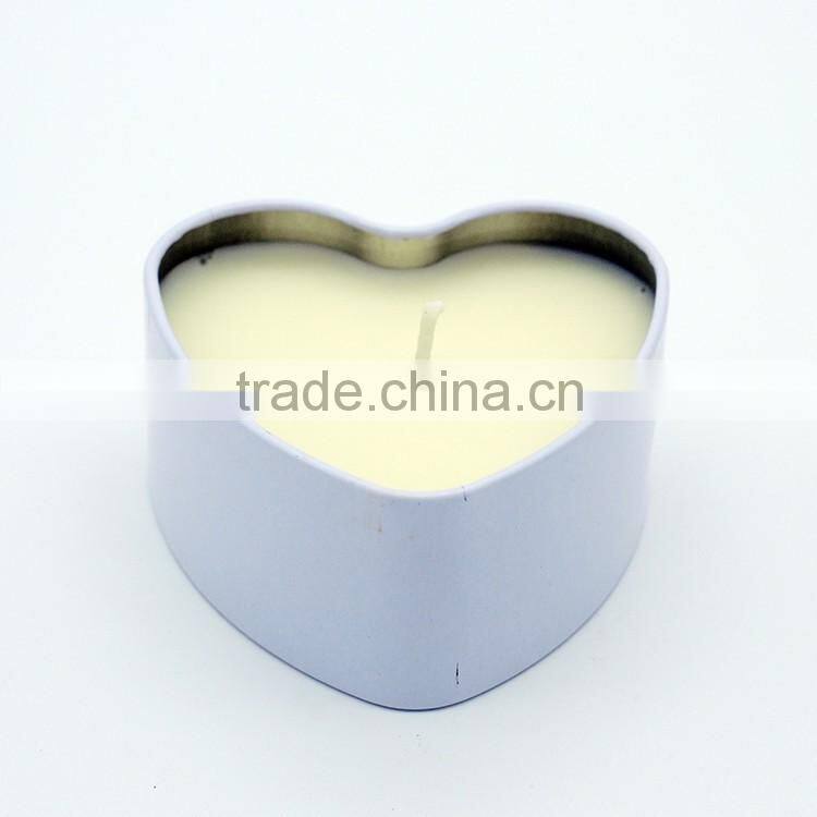 High quality 100% soy wax metal tin for candle