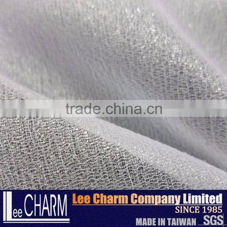 Ruffled Organza Printed Fabric