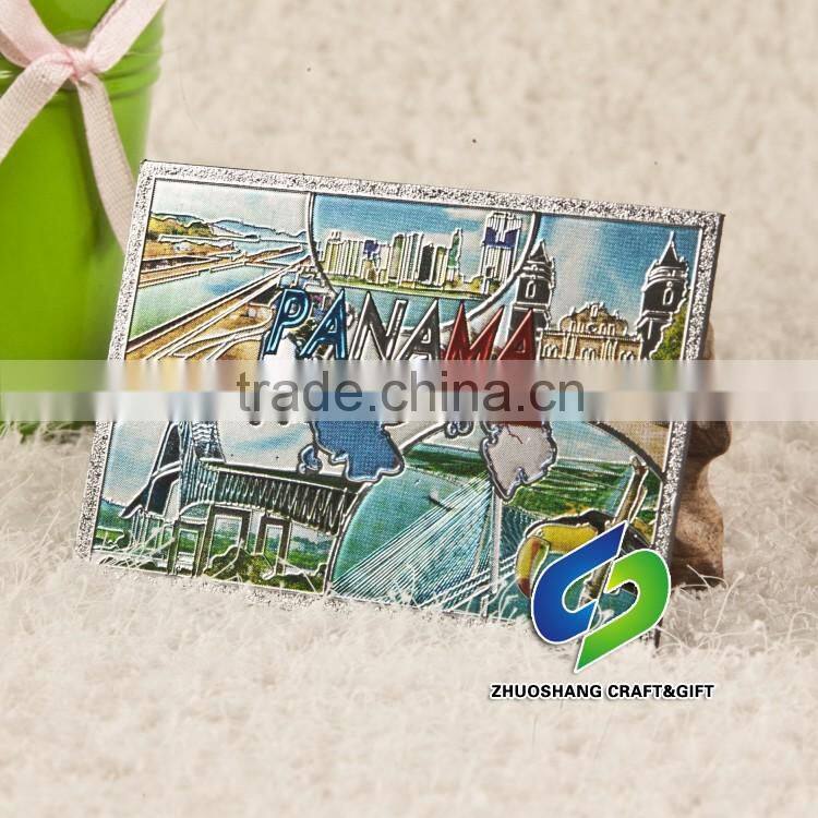 Eco-friendly aluminium foil fridge magnets for home decor