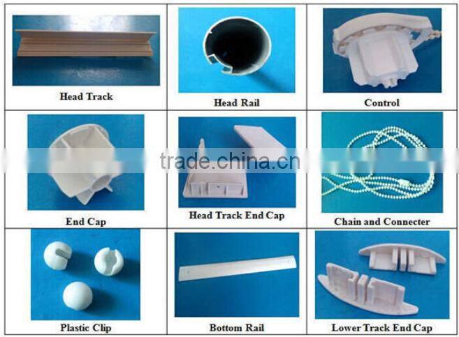 Double Layer Manual Zebra Blind For Living Room /living room curtains