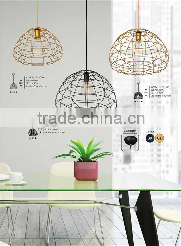 Popular moooi heracleum pendant light clear glass plate with gold