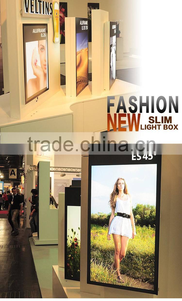 30mm Thickness Tension Fabric Display Super Slim Light Boxes
