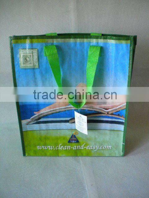 Best selling bag pp woven handle bag promotional bag