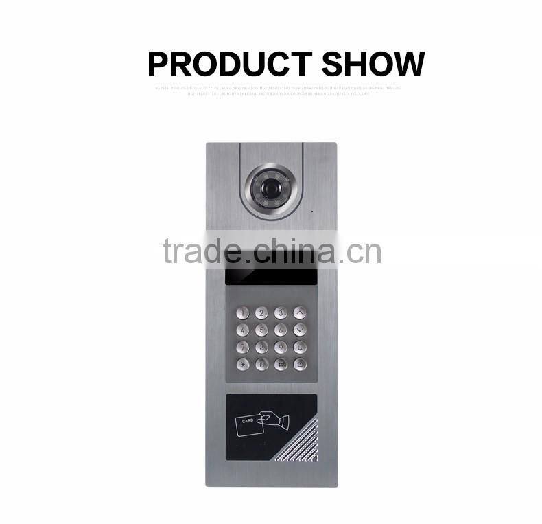 Smart multi apartment ip video intercom door phone