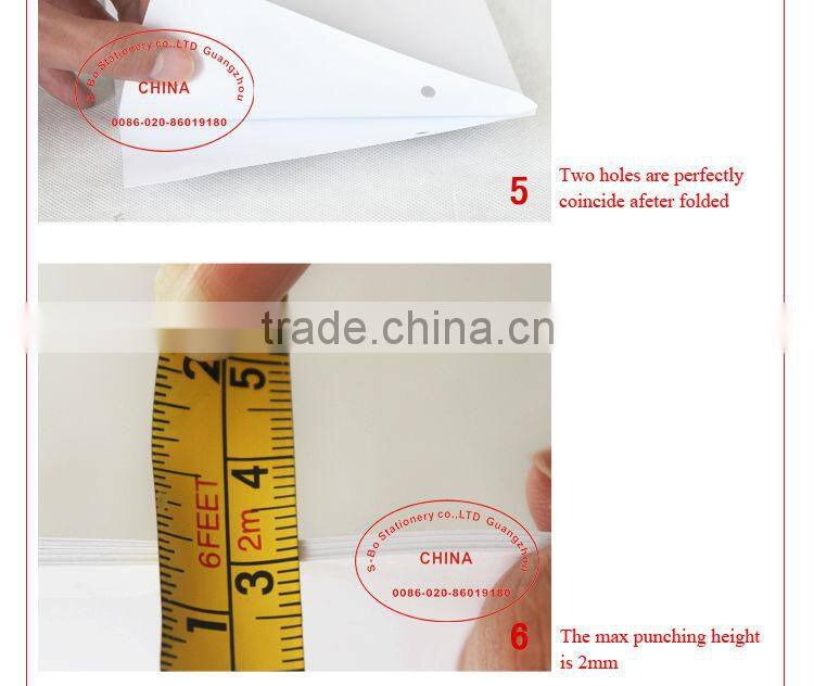 Two hole punch paper punch