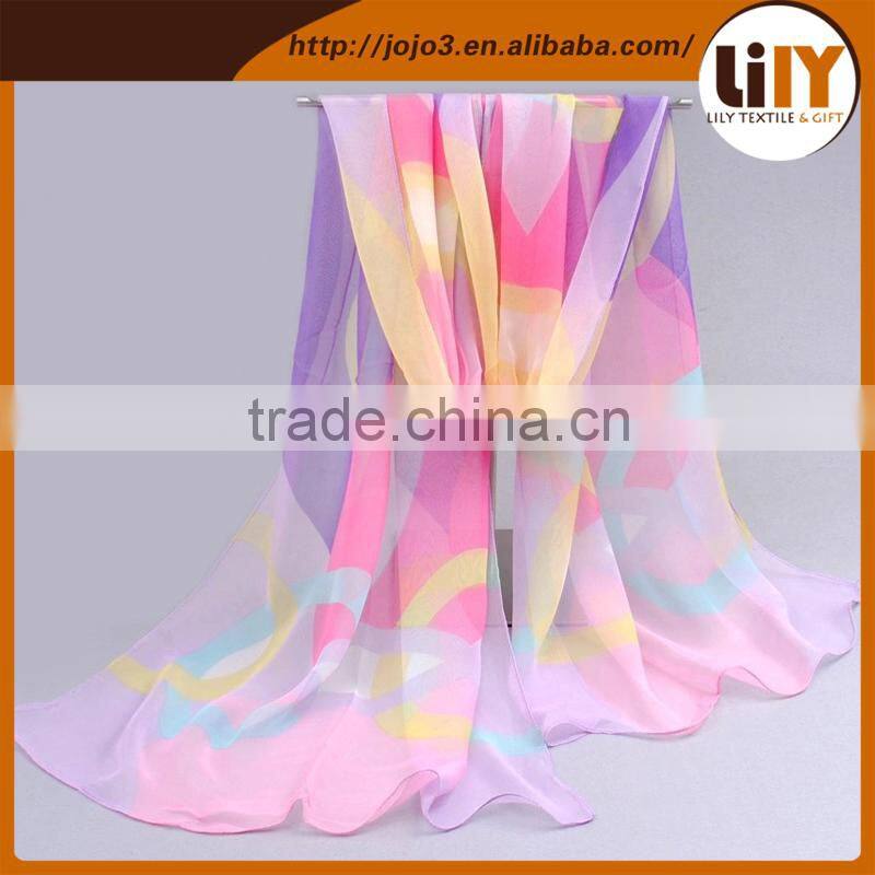 Scarf Other Scarves Shawls digital printing polyester scarf S6214