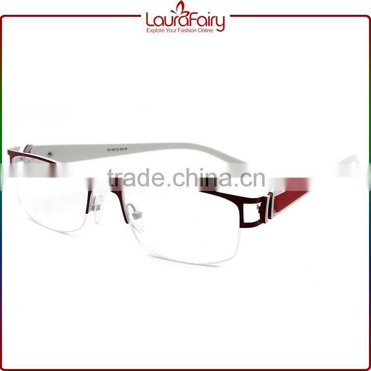 Laura Fairy Favorable Price 2016 New Styles Fashion Half Rim Metal Optical Frames