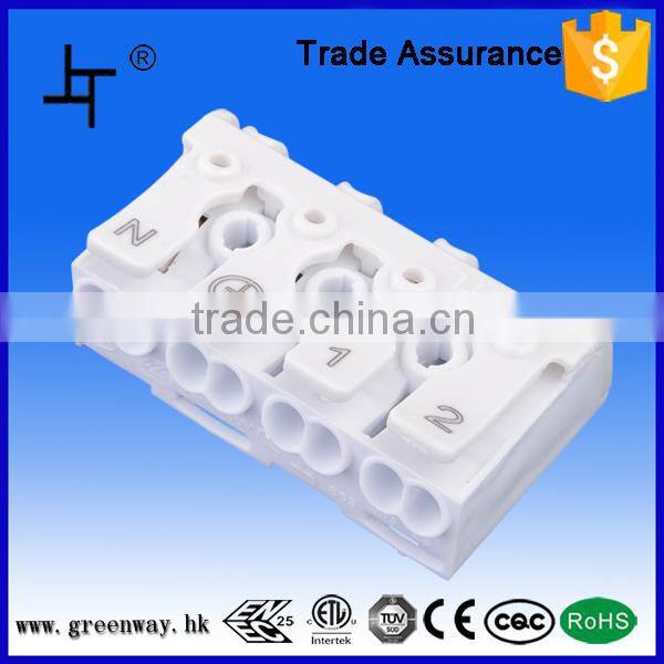 4 way terminal block,16A 400V