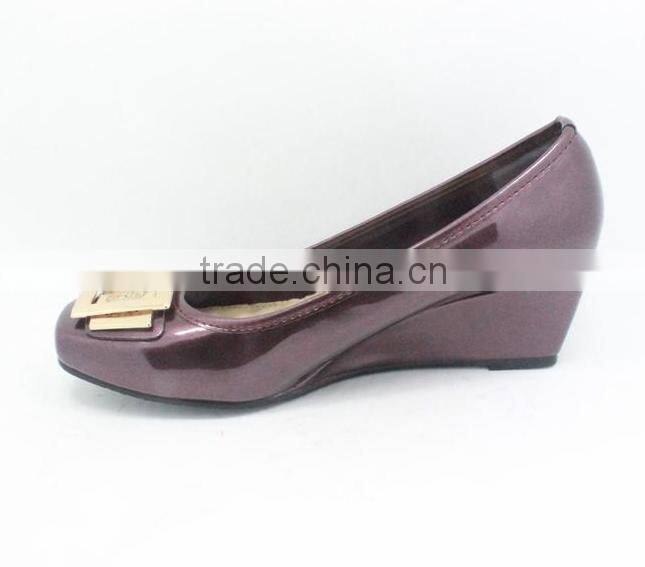 Comfortable high heel wedges shoes for women 2015 ladies platcforms shoes