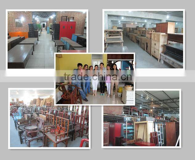 Antique furniture mongolia painted wooden cabinet S9