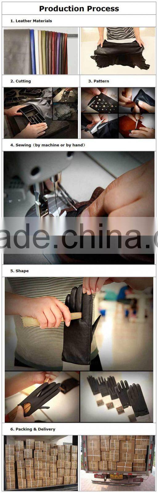 stretching soft warm woolen gloves with embelish