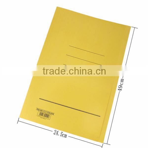 Factory direct cheap price 2 color wholesale paper file folder with customers LOGO
