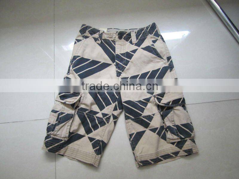 fashion 100%cotton boy's and man's short