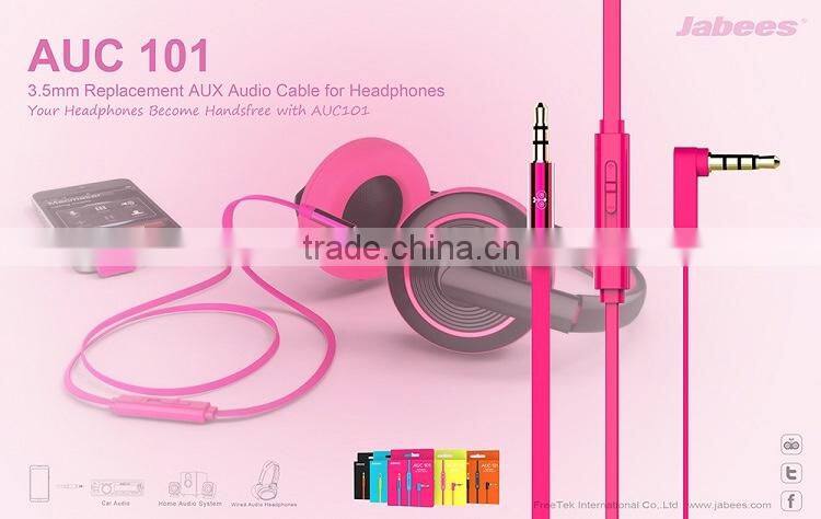Colorful Cheap High quality 3.5mm retractable aux cord
