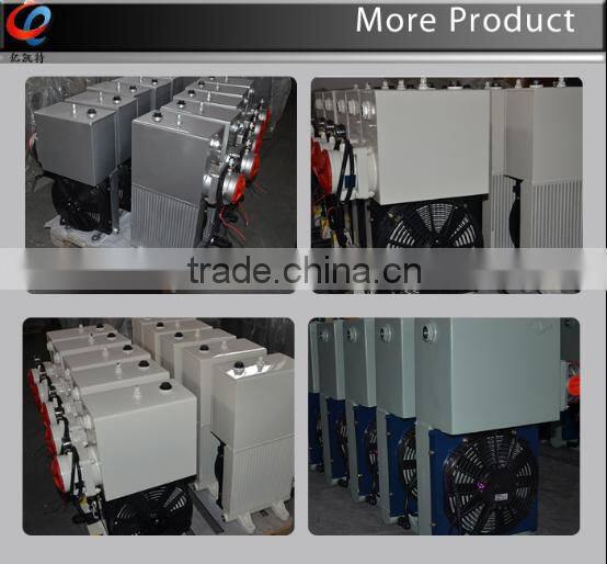 quality mixer truck oil cooler with electrical motor