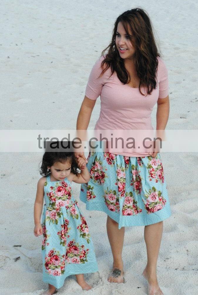 2015 Wholesale custom family clothing set/family matching clothing/family clothing