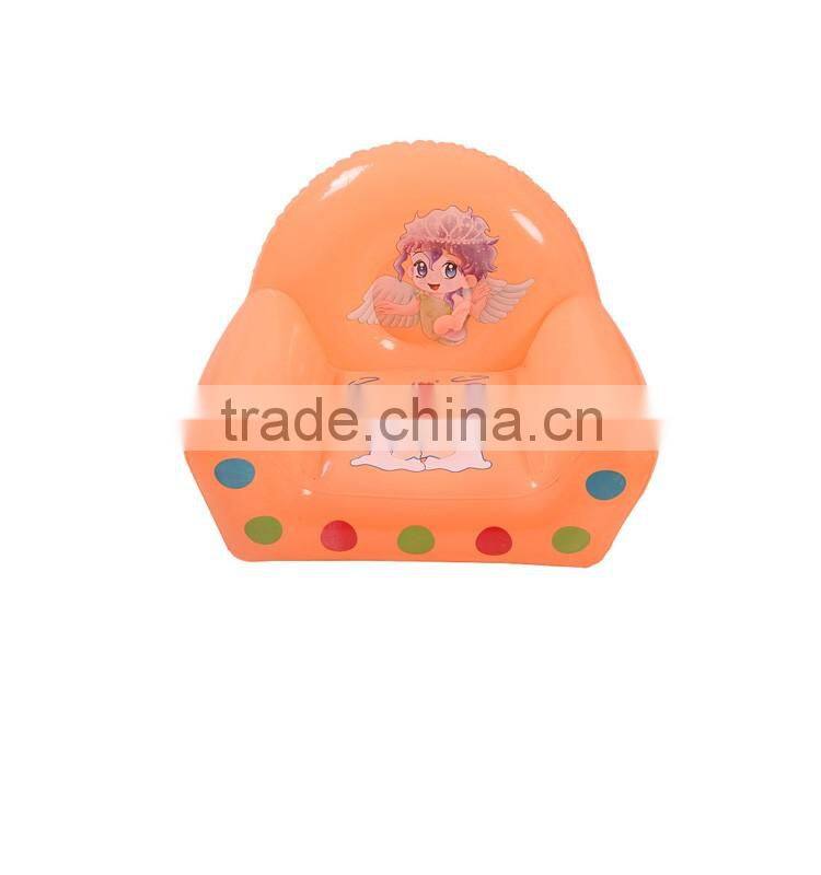 PVC cheap durable clear inflatable chair kids sofa