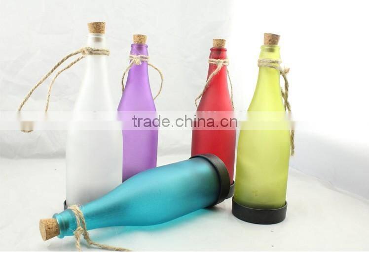 Solar bottle light