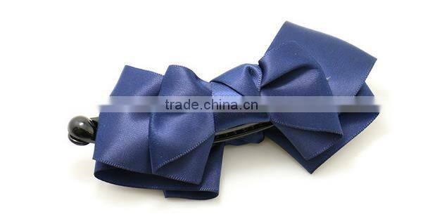 wholesale price fabric make hair bow banana clip hair accessories wholesale