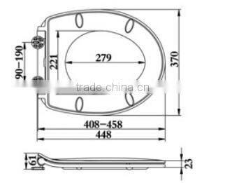 Toilet seat Cover Urea formaldehyde JY7226Q-UF