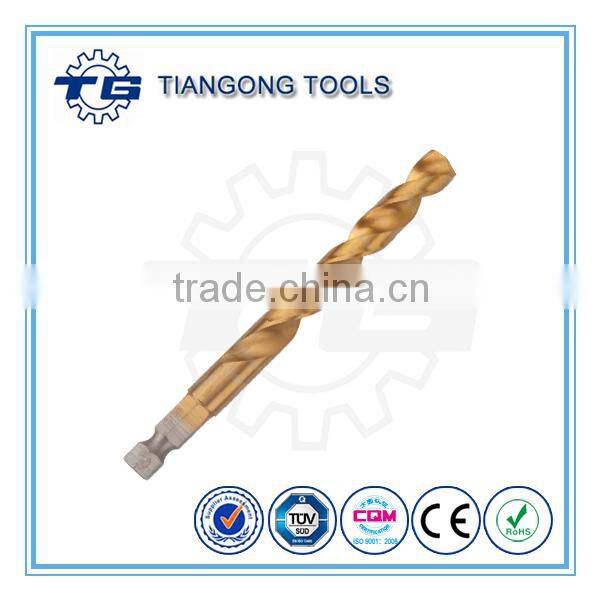 HSS Polished Drill Bit Jobber Bit Titanium Coated drill bit