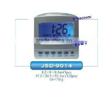 digital talking chime alarm clock with calendar