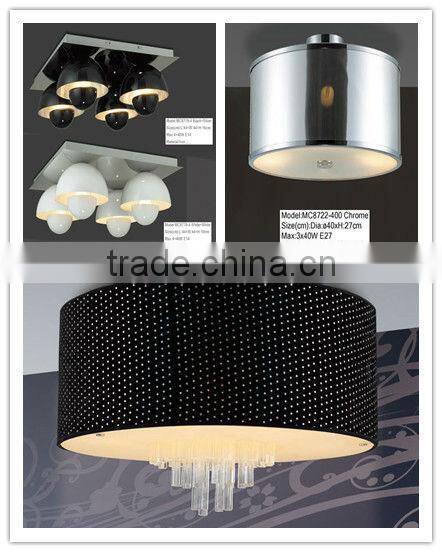 Chandelier/crystal oval pendant light