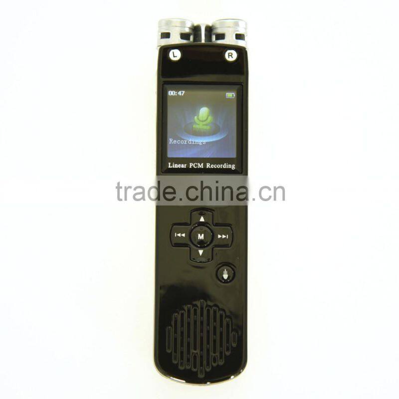 E-Book Function Luxury High Sensitive LCM Screen Spy Voice Recorder Model F3B