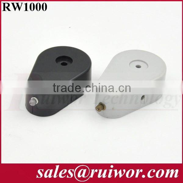 Drop-shaped Retractable anti theft cord for equipment counterbalancing used in exhibition centers