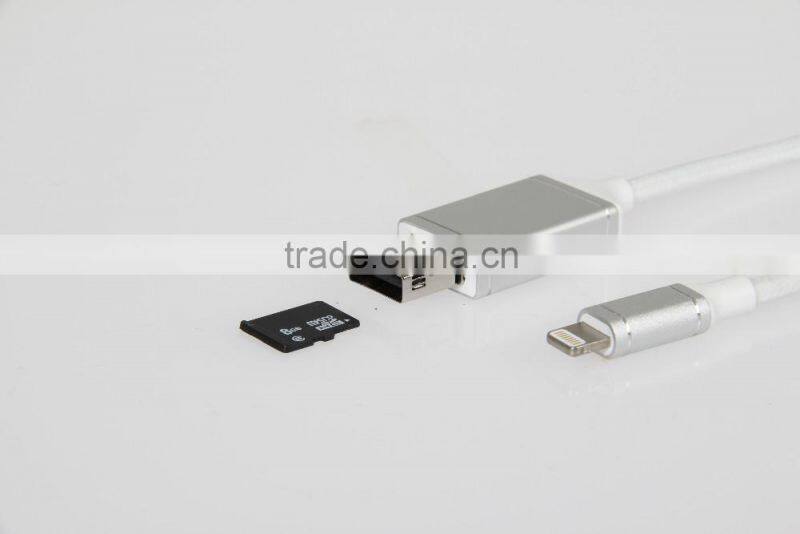 OTG Cloud 15cm round braided cable with high quality