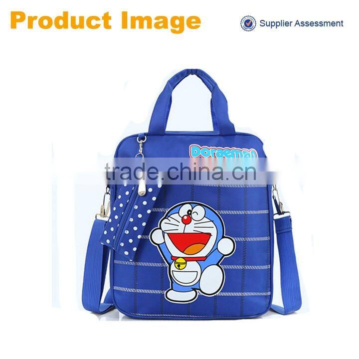 new 2016 China wholesale stylish cartoon shoulder kids doraemon school bag