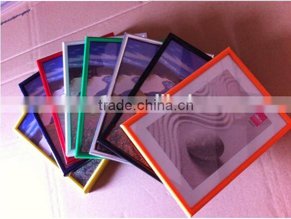 PVC plastic photo frame 4x6,5x7,6x8,8x10