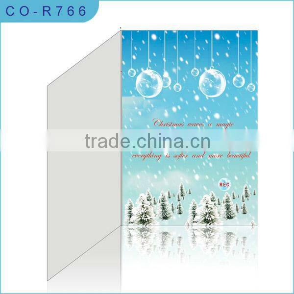 Voice recordable greeting card with mini micphone