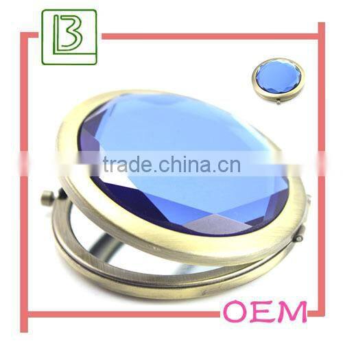 Silver Plating Handbag Shape Cosmetic Make Up Mirror For Women