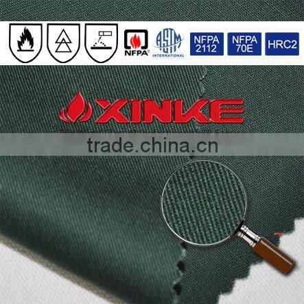 flame retardant antistatic cotton sateen fabric for uniform