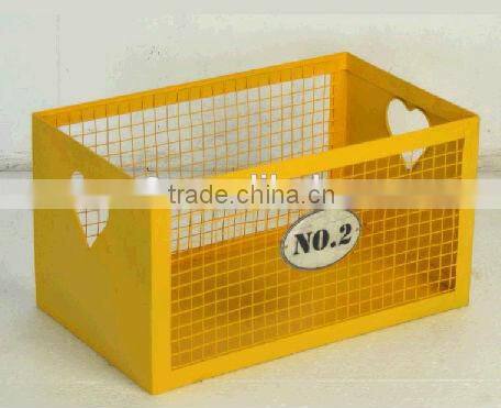 Home goods decorative gift mini yellow storage basket