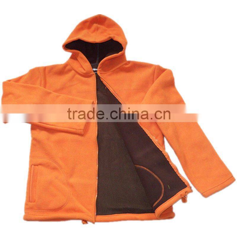High Quality Fashion Women's Polar Fleece Jacket with hood made in China