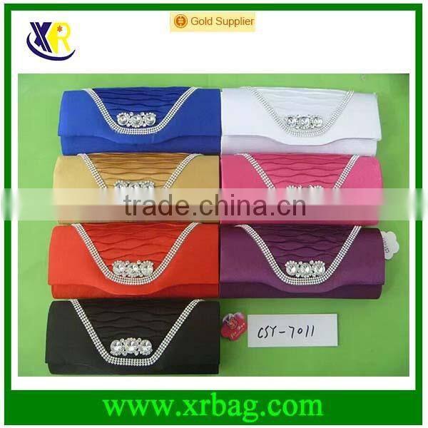 hot selling new satin women evening bag clutch