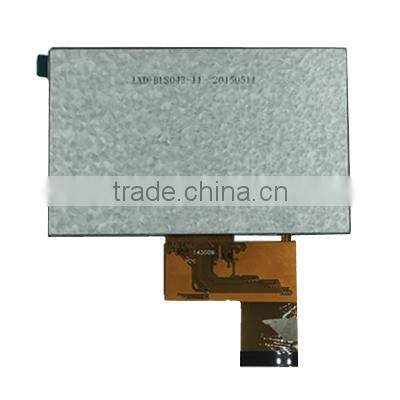 LCM type 4.3 inch 480*272 small LCD monitor, RGb interface and 40PIN TFT LCD panel