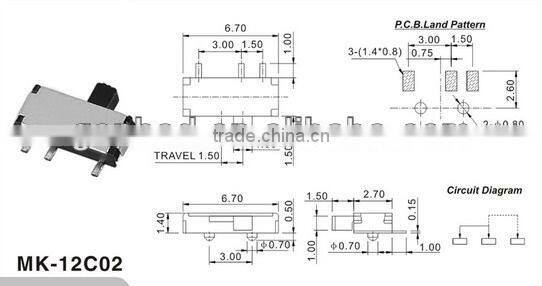 Long life sliding gate limit switch