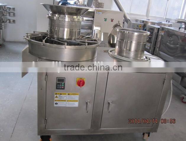 Quick granulator machine for foodstuff with low noise
