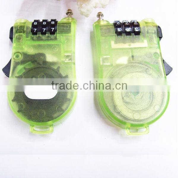 Original design ABS security Wire Combination Padlock of more colors