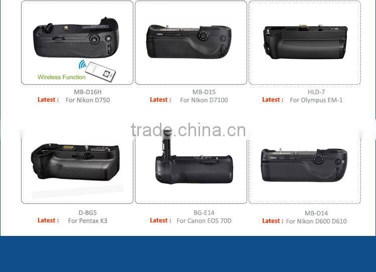 For Canon 760D 750D IX8 T6S T6I DLSR Camera Battery Grip BG-E18 With Remote Control