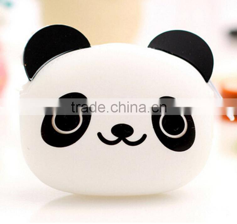 Cheapest novelty bear shaped custom silicone jelly coin purse,ladies wallet and purse