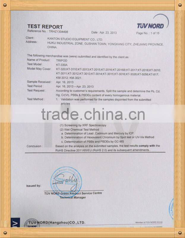 Lightweight Extendable Aluminium Camera Tripod