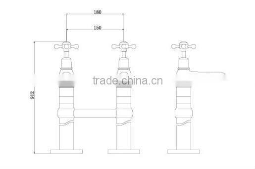 European Floor Stand Shower Faucet